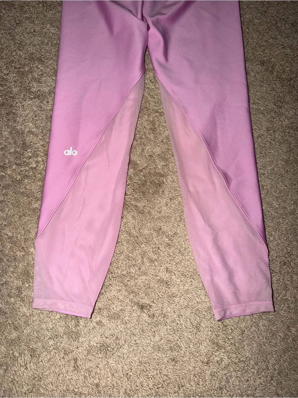 Women’s Pink Mesh-Panel  Leggings Airlift high waist Rebel SM